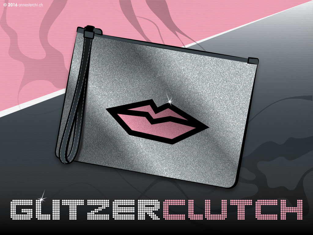 Glitzerclutch